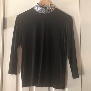 L'Agence Mya Embellished Top NWT Size Large